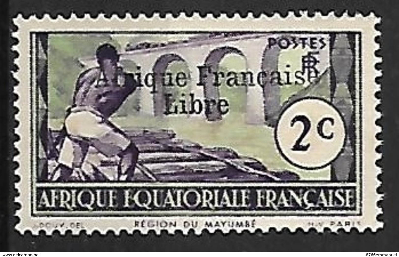 A.E.F. N°157 N**  Variété Sans Cédille  FRANCE LIBRE - Nuevos