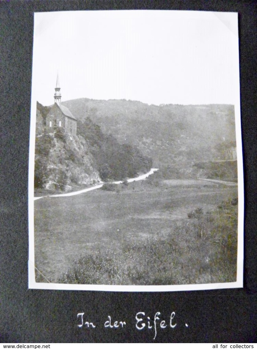 Old Photo 1929 In Der Eifel Landscape Church - Luoghi