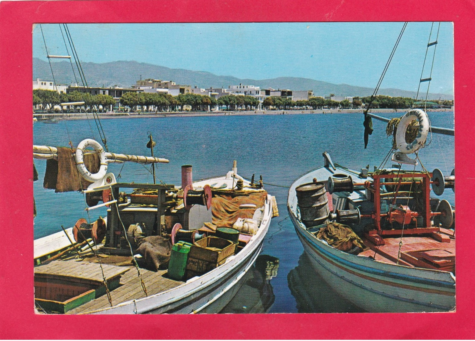 Modern Post Card Of Quay,Crete, Greece,X35. - Grecia