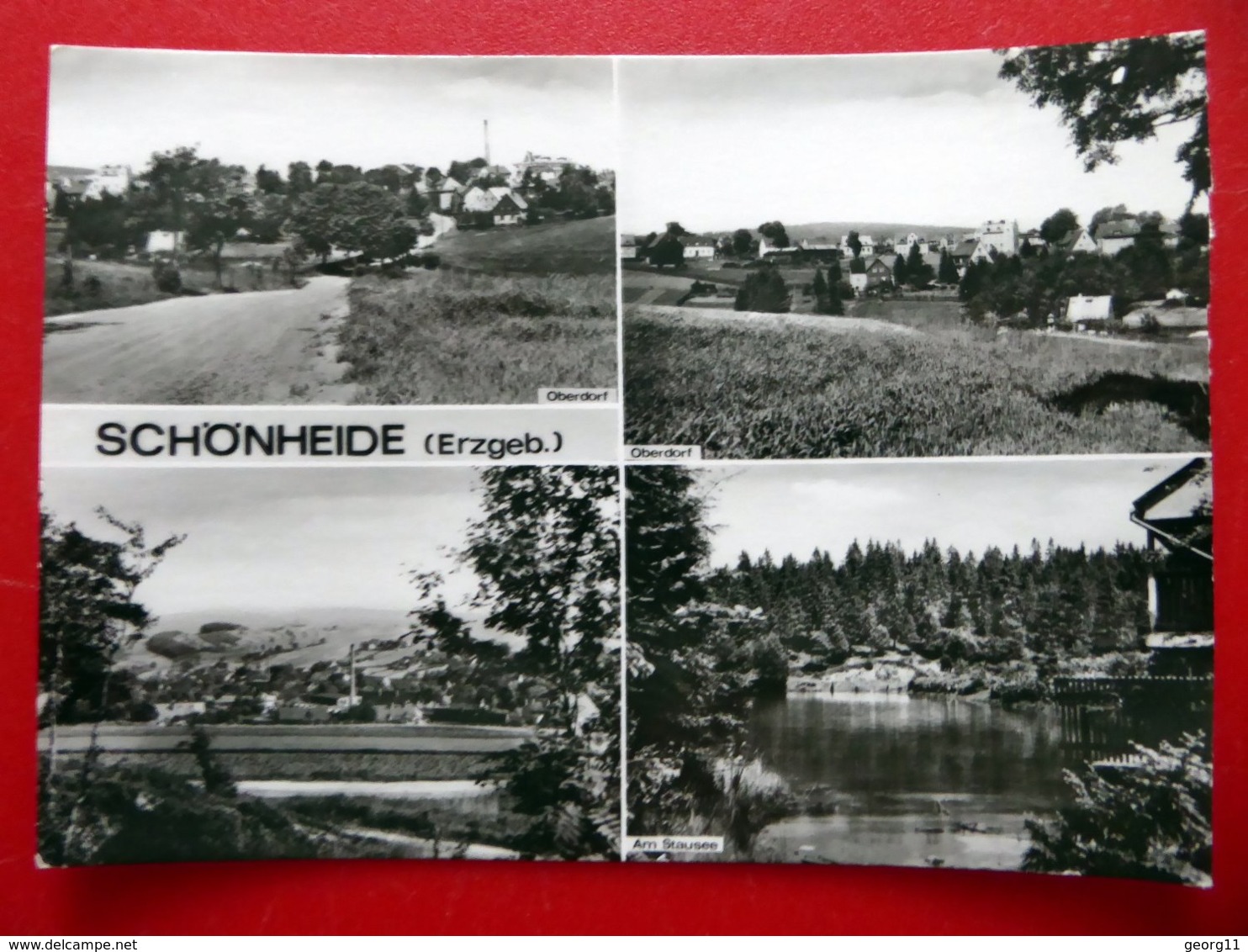 Schönheide - Oberdorf - Stausee - Erzgebirge - Echt Foto DDR 1972 - Sachsen - Schoenheide