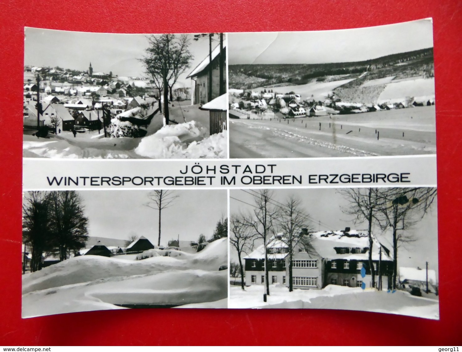 Jöhstadt - Erzgebirge - Winter - Echt Foto - DDR 1975 - Sachsen - Jöhstadt