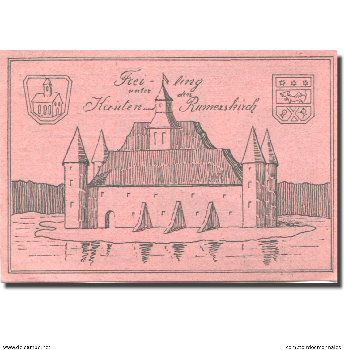 Billet Autriche Oftering 20 Heller, Château 1, 1920-04-18 SPL Rose Mehl:FS 706c - Austria