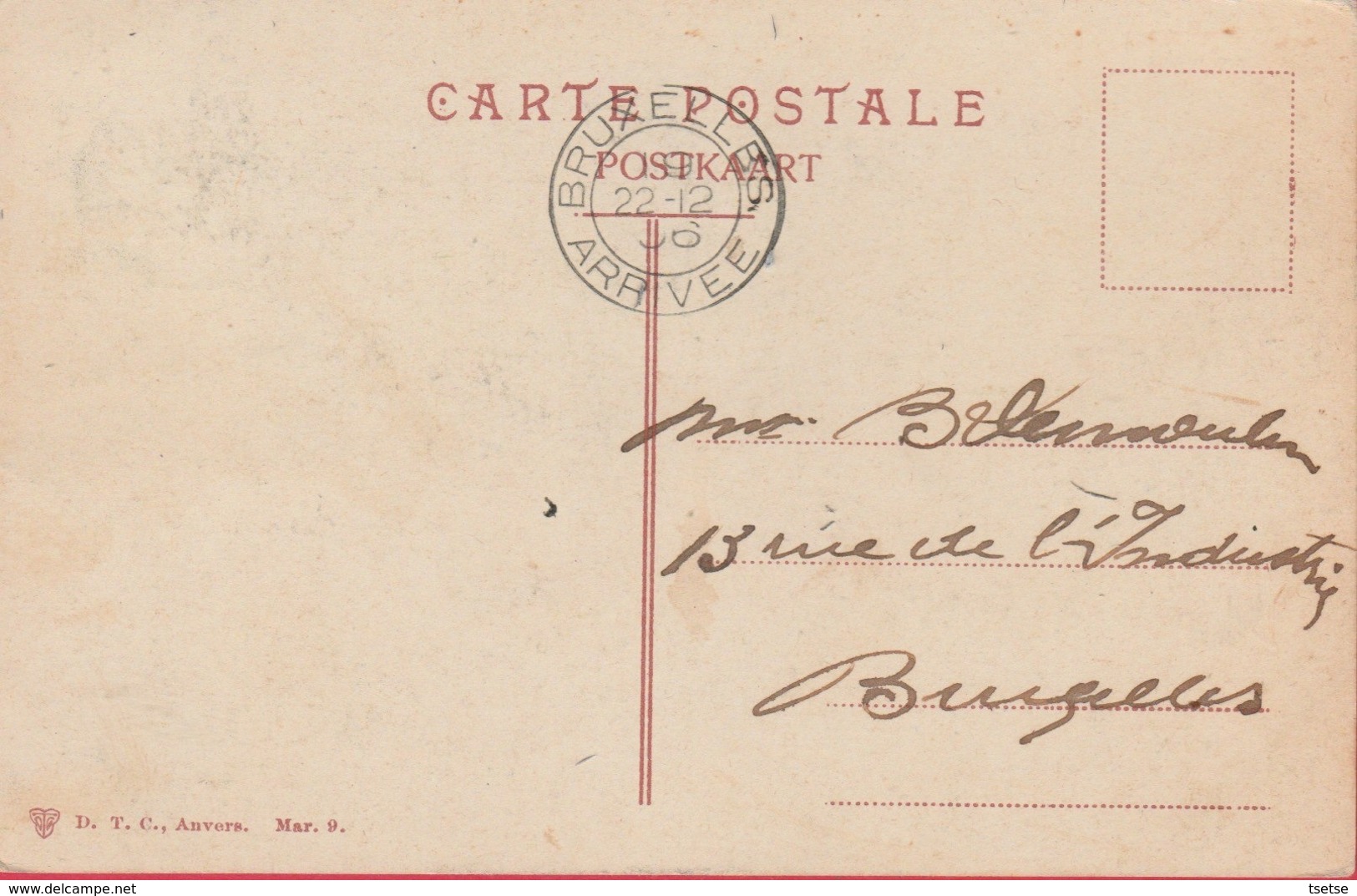 Marche-en-Famenne - Route De Durbuy - Jolie Carte Couleur Oblitérée En 1906 (  Voir Verso ) - Marche-en-Famenne