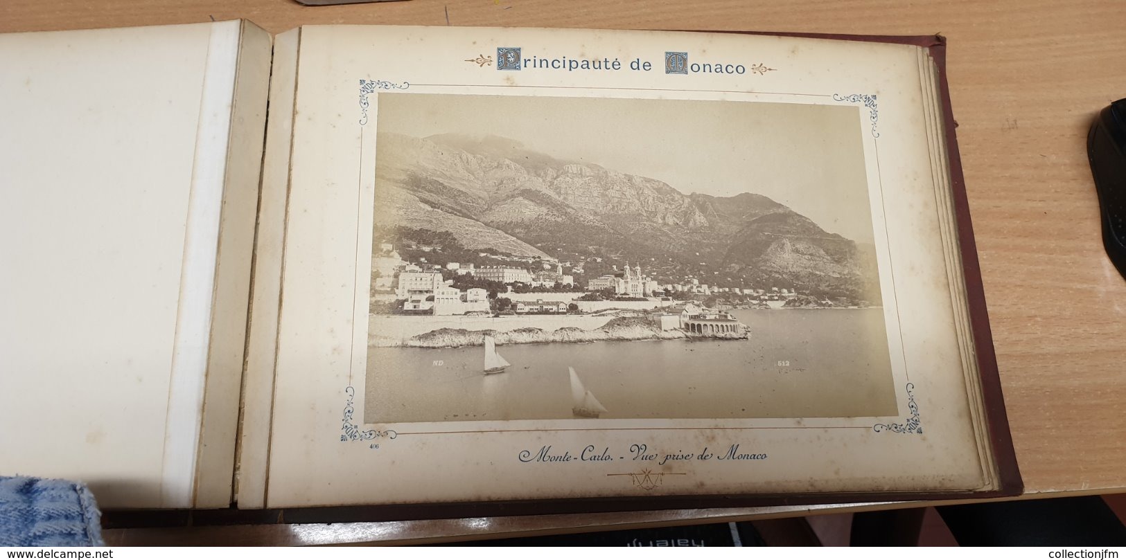 18 PHOTOS collées sur album FRANCE 06 "Cannes, Nice, Monaco, Menton"