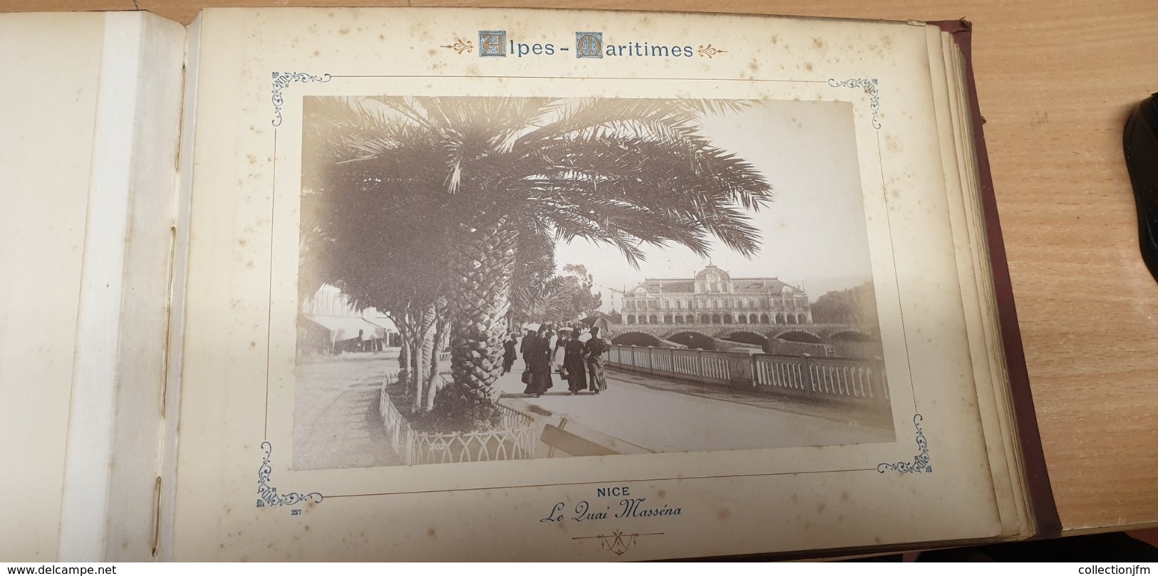 18 PHOTOS collées sur album FRANCE 06 "Cannes, Nice, Monaco, Menton"