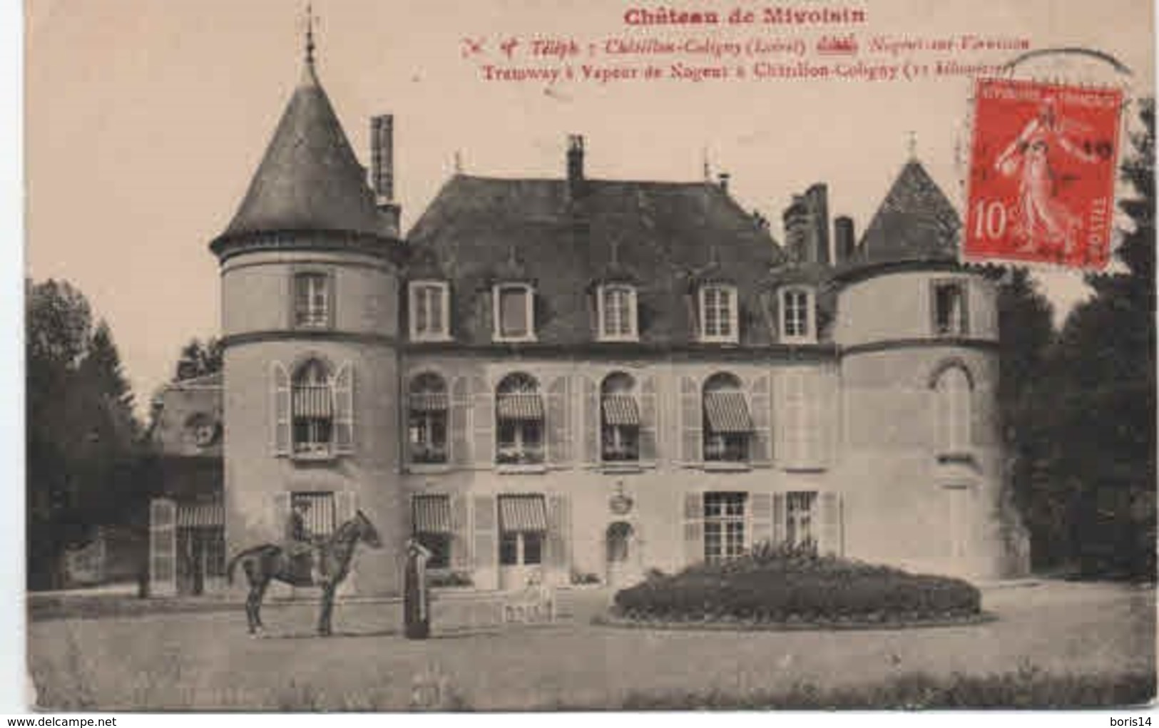 45-549  -   MIVOIZIN  ///   CHATILLON  COLIGNY   -  Le Château - Chatillon Coligny