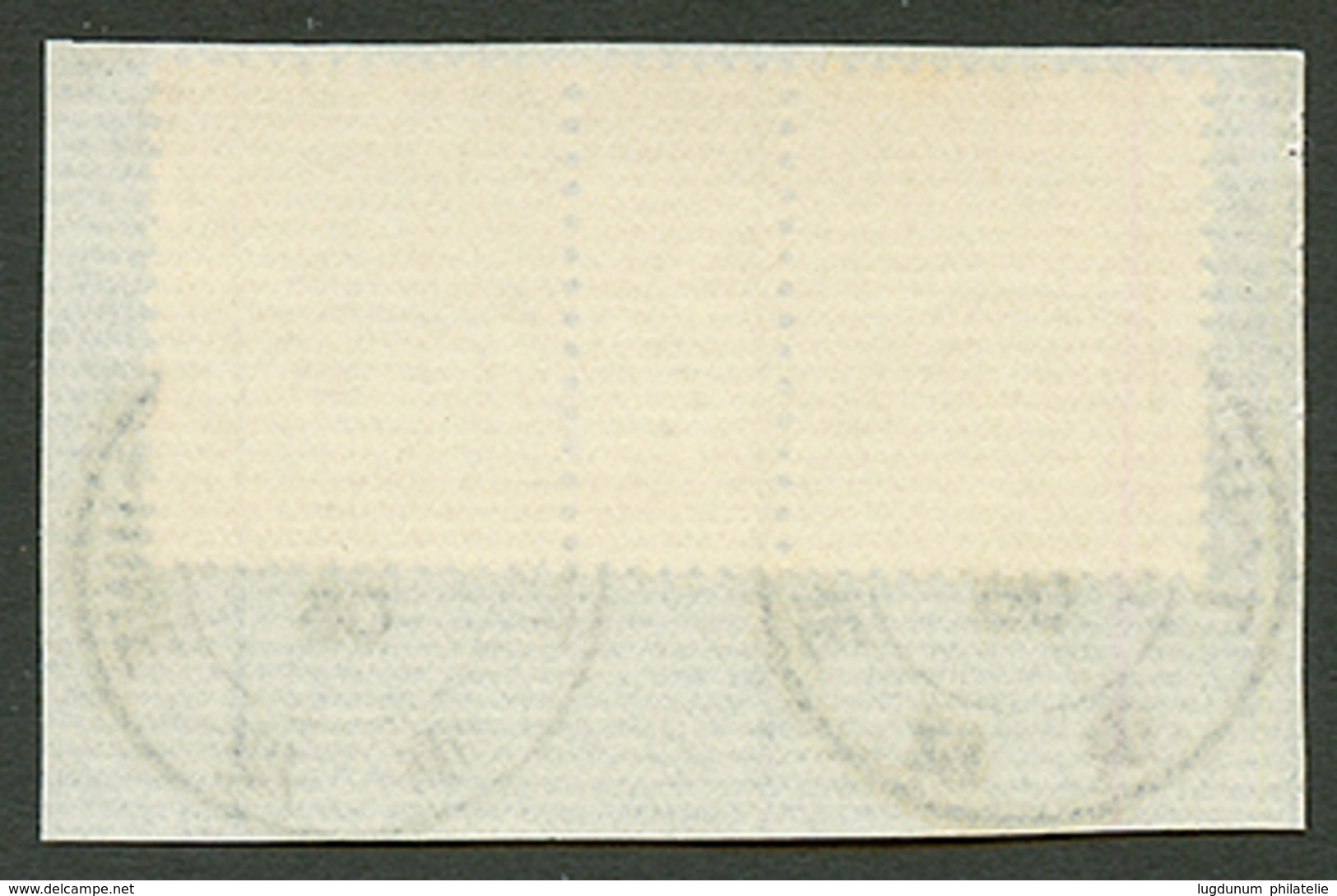 TCHONG-KING : Paire 15c (n°53) Avec MILLESIME 6 Obl. Sur Fragment. Trés Rare En Oblitéré. Tirage = 119. Cote 525€ En Neu - Altri & Non Classificati