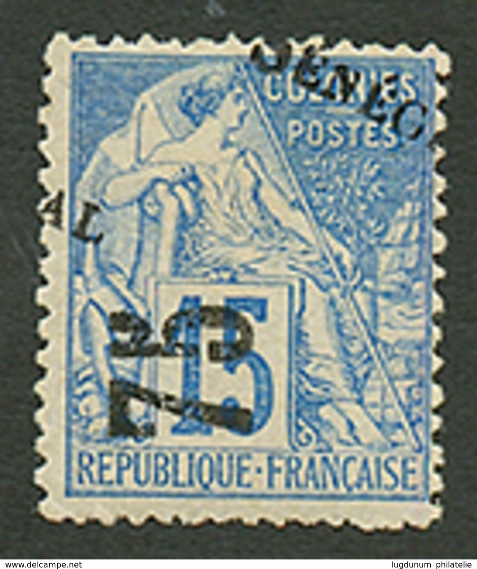 SENEGAL 75 S/ 15c (n°6) Variété Surcharge Trés DEPLACEE Neuf *. Charnière Forte. Signé CALVES + SCHELLER. RARE. TB. - Other & Unclassified