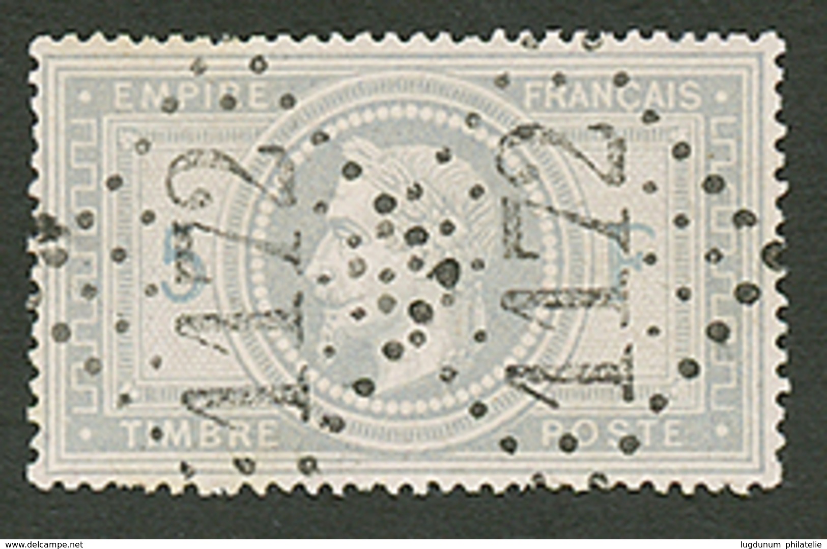 5F EMPIRE (n°33) Obl. GC 1172. 2 Dents à Peine Courtes Sinon Superbe. Cote 1150€. Signé SCHELLER. TTB. - Altri & Non Classificati