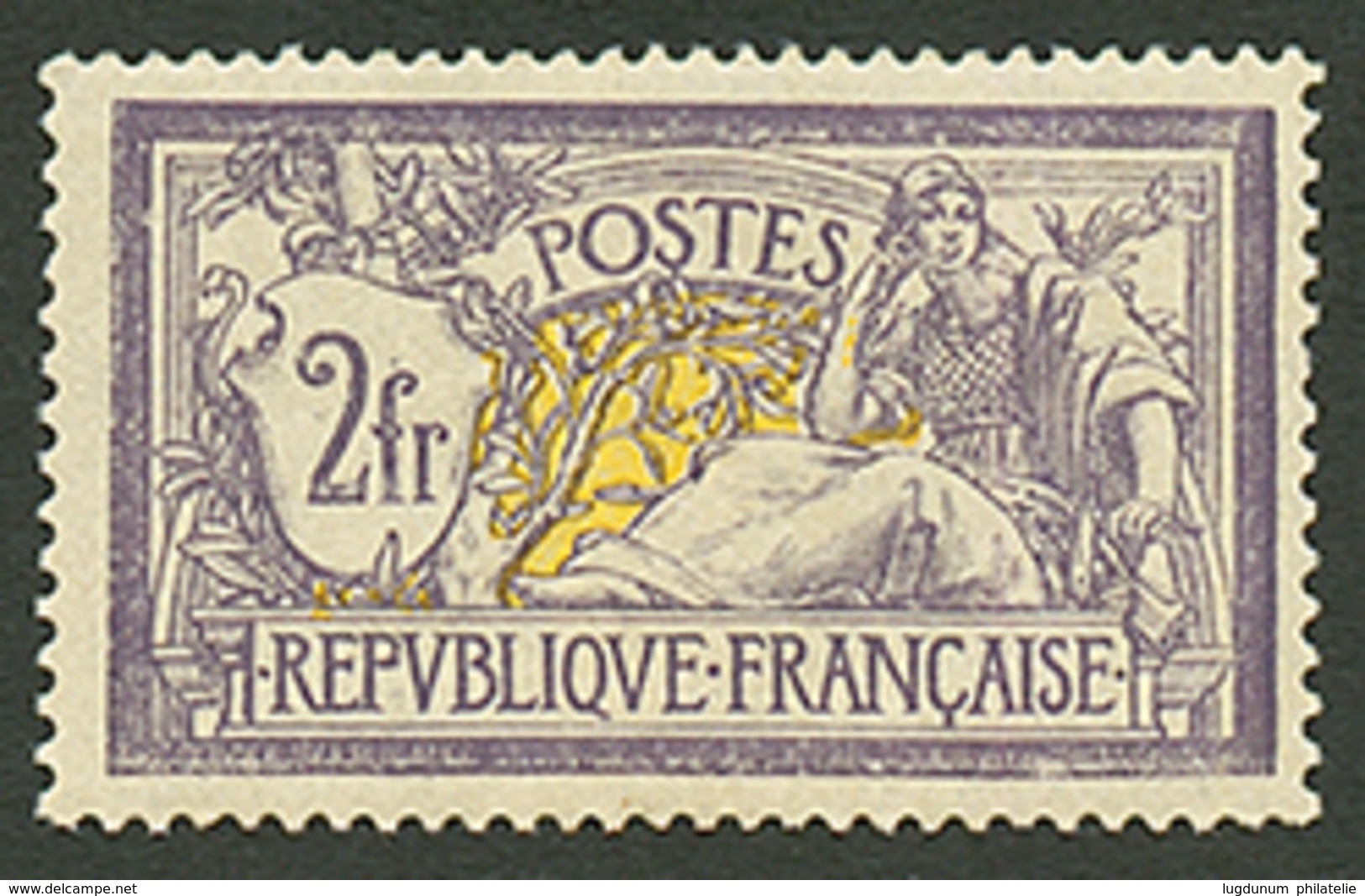 2F MERSON Violet (n°122) Neuf *. Cote 1000€. Signé BRUN. TTB. - Other & Unclassified