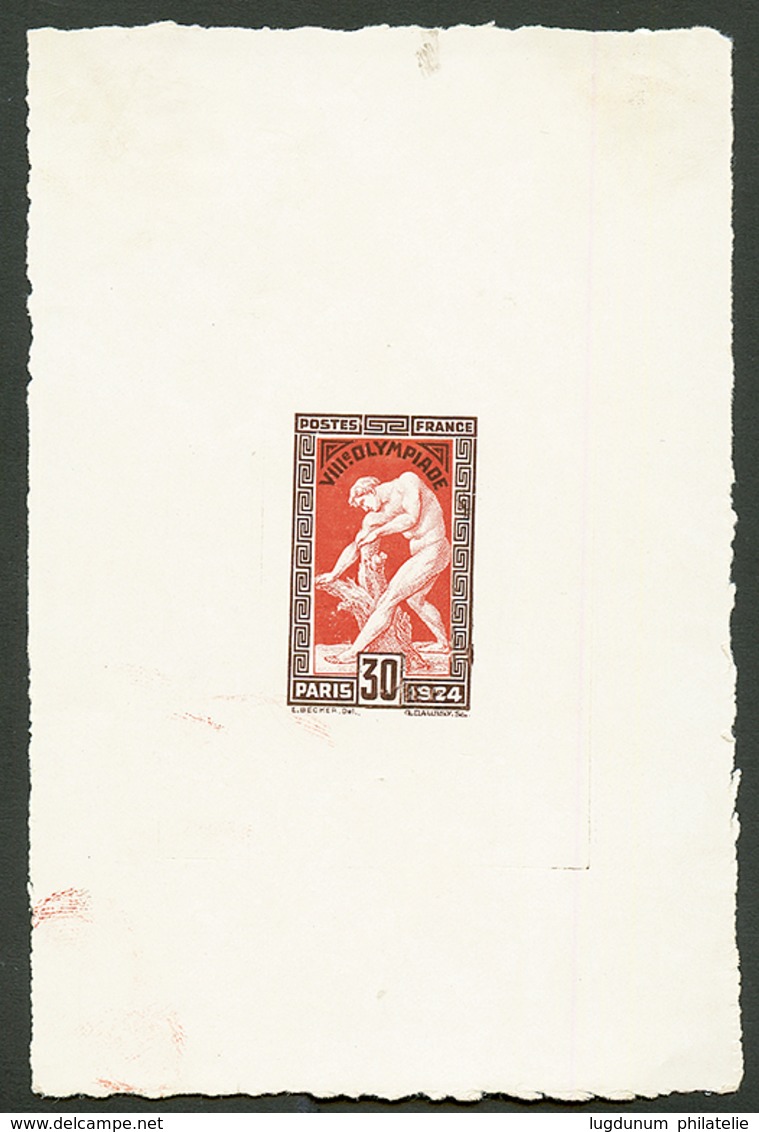JEUX OLYMPIQUE 1924 - EPREUVE 30c (n°185) Neuf *. RARE. TTB. - Other & Unclassified