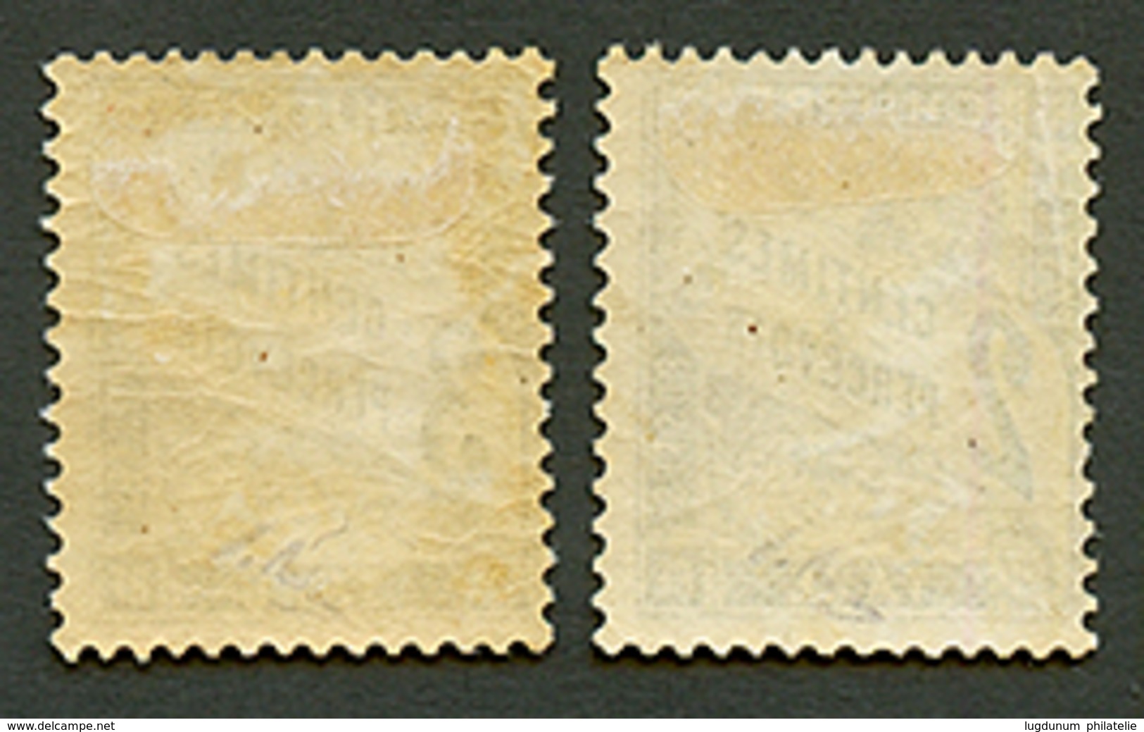 TAXE 2c (n°11) + 3c (n°12) Surchargé SPECIMEN Neuf *. RARE. TTB. - Sonstige & Ohne Zuordnung