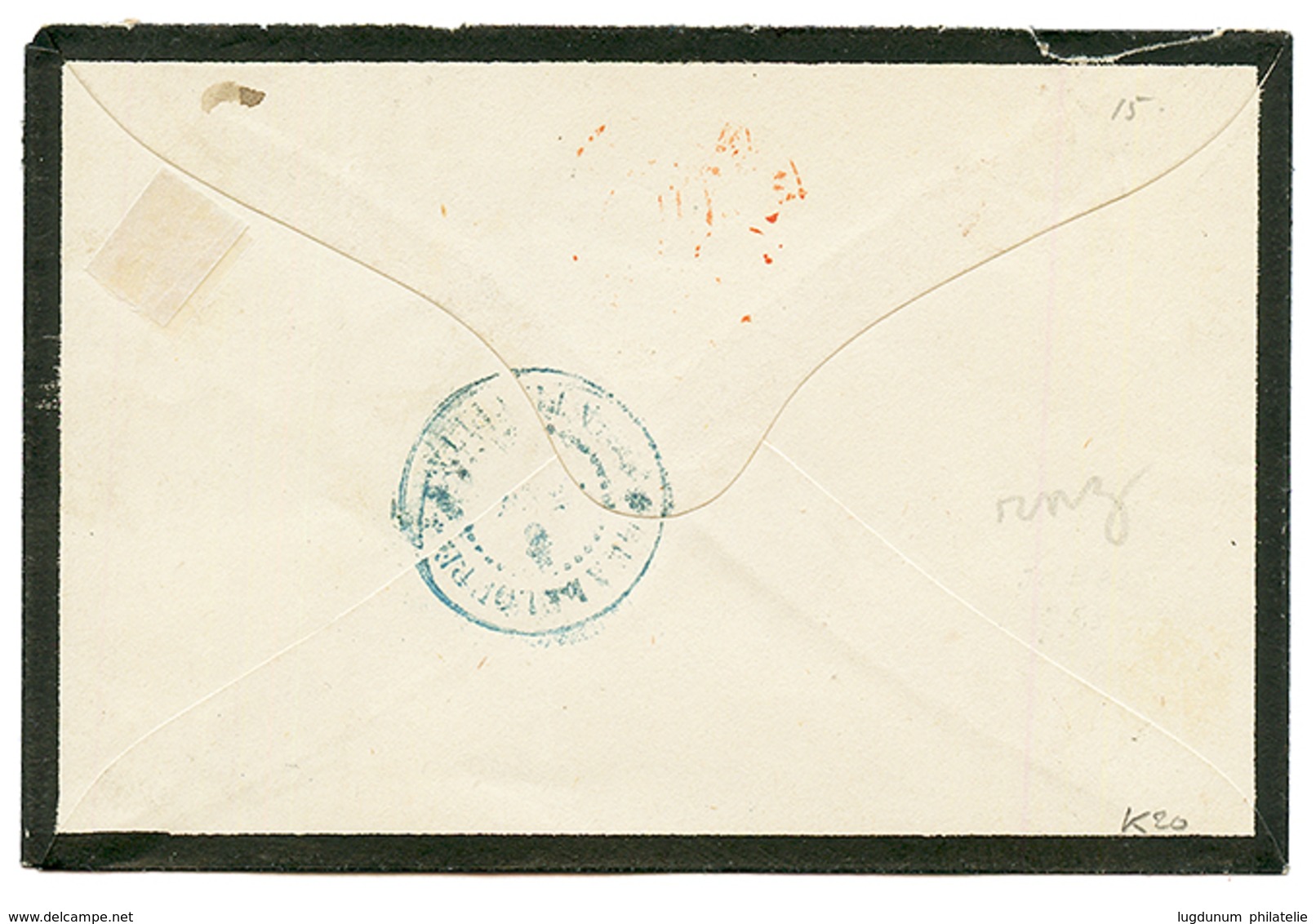 "MOULE" : 1866 AIGLE 10c + 40c + GUADELOUPE MOULE Sur Enveloppe Pour PARIS. TB. - Other & Unclassified