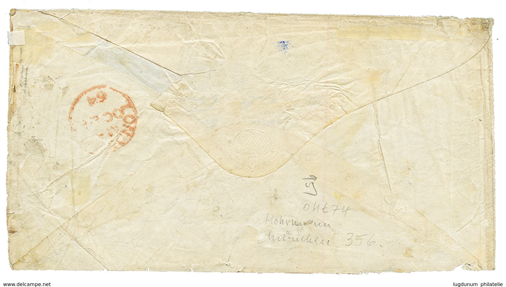 CAPE OF GOOD HOPE : 1864 1 SHILLING Emerald Green With Nice Margins On Envelope From CAPE-TOWN To ENGLAND. Vf. - Kap Der Guten Hoffnung (1853-1904)