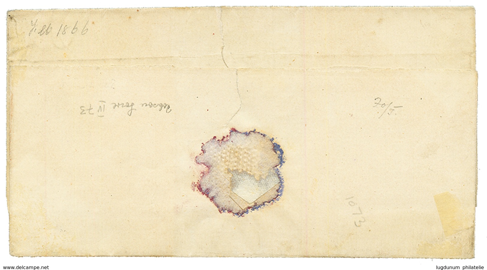 CAPE OF GOOD HOPE : 1866 1 PENNY Red Block Of 4 (just Touched At Left) + CAPE-TOWN CAP COLONY On Local Cover To CAPE-TOW - Kap Der Guten Hoffnung (1853-1904)