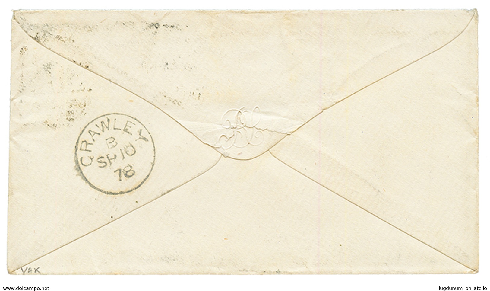 "BEYROUTH" : 1878 1d (pl. 137) X5 Canc. G06 + BRITISH POST OFFICE BEYROUTH On Envelope Via BRINDISI To ENGLAND. Very Sca - Sonstige & Ohne Zuordnung