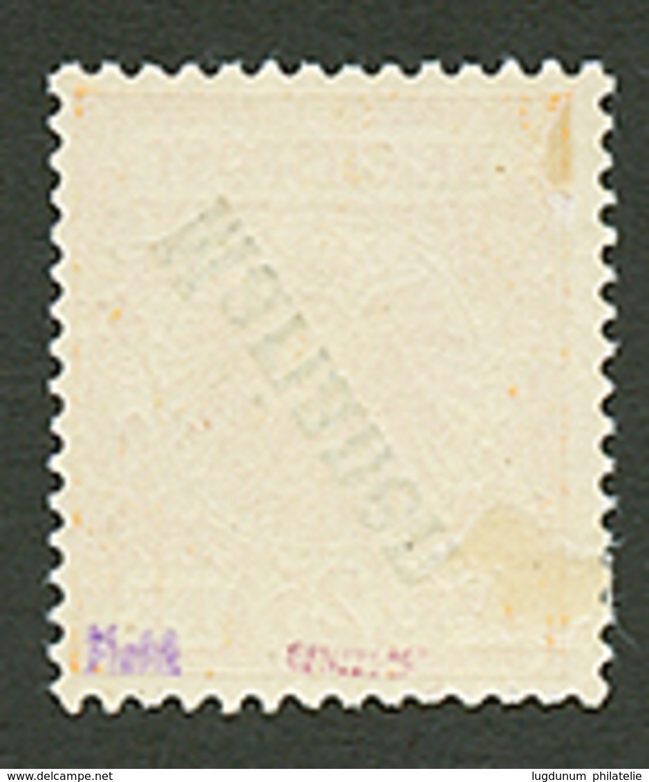 MARIANES : 25pf Inverted Overprint MARIANEN (n°5 II K ) Mint *. Michel = 2800€. JÄSCHKE-LANTELME Certificate (2017). Sup - Marianen