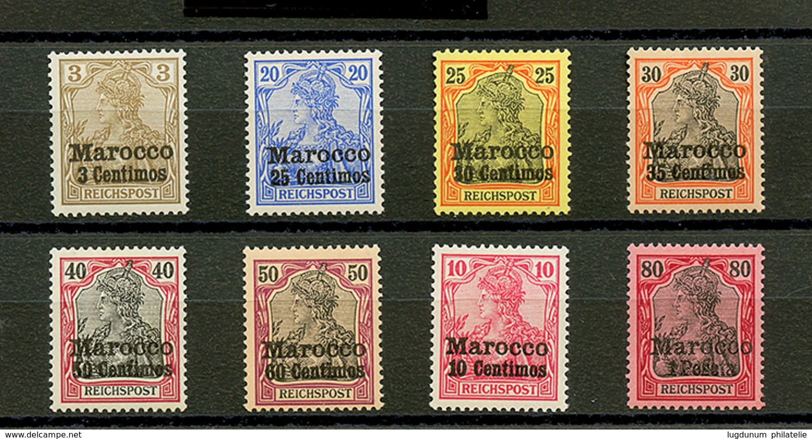 MOROCCO : Set ( Amtlich Nicht Ausgegeben ) MICHEL 7/II, 9/II Bis 15/II Mint **. Very Rare. Catalogue Value = 5000€. BOTH - Morocco (offices)