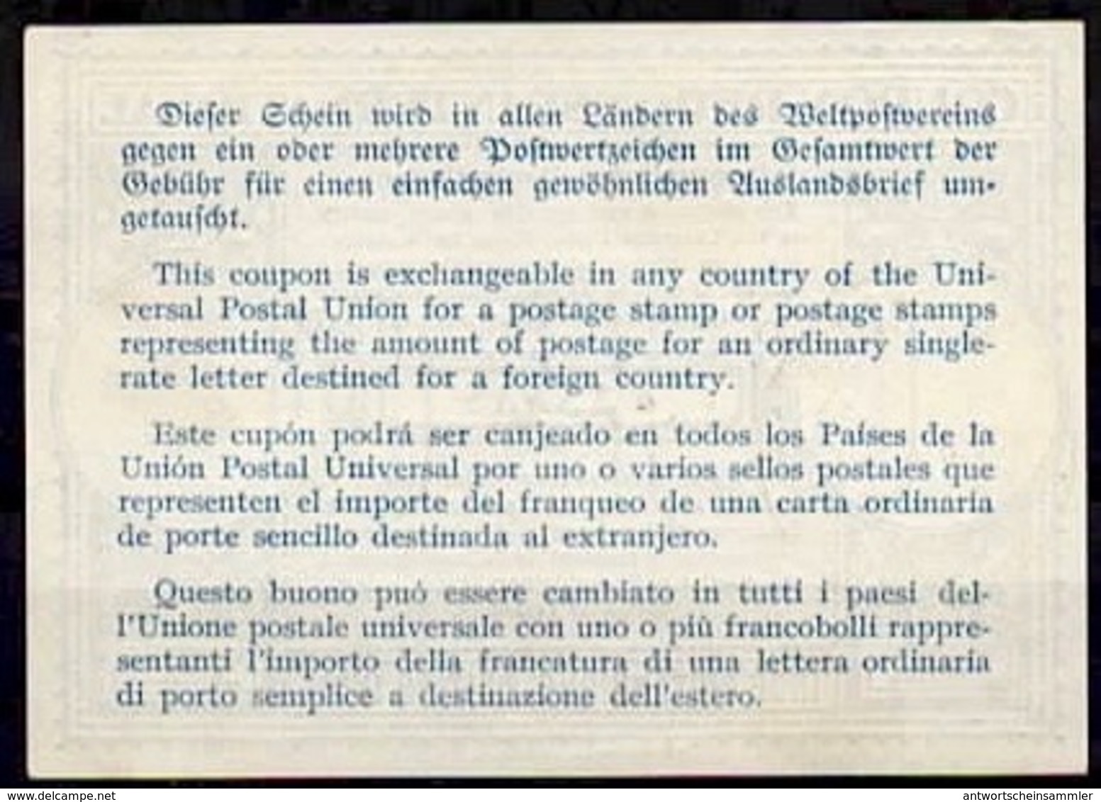 INDE BRITANNIQUE / BRITISH INDIA 1946,  Lo14  4 ANNAS  International Reply Coupon Reponse Antwortschein IRC IAS O MADURA - Sin Clasificación