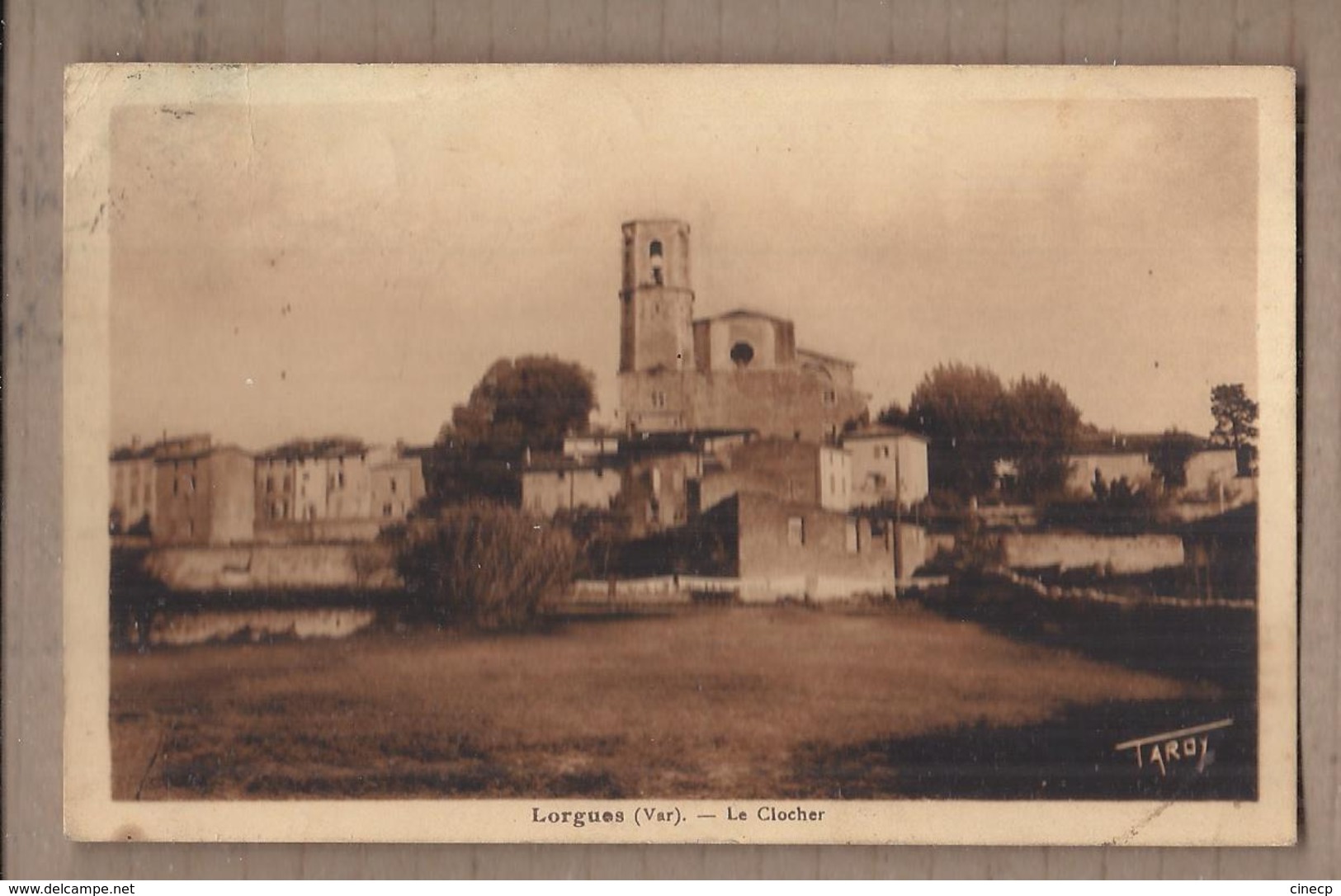 CPA 83 - LORGUES - Le Clocher - TB Vue Générale Du Village - Lorgues