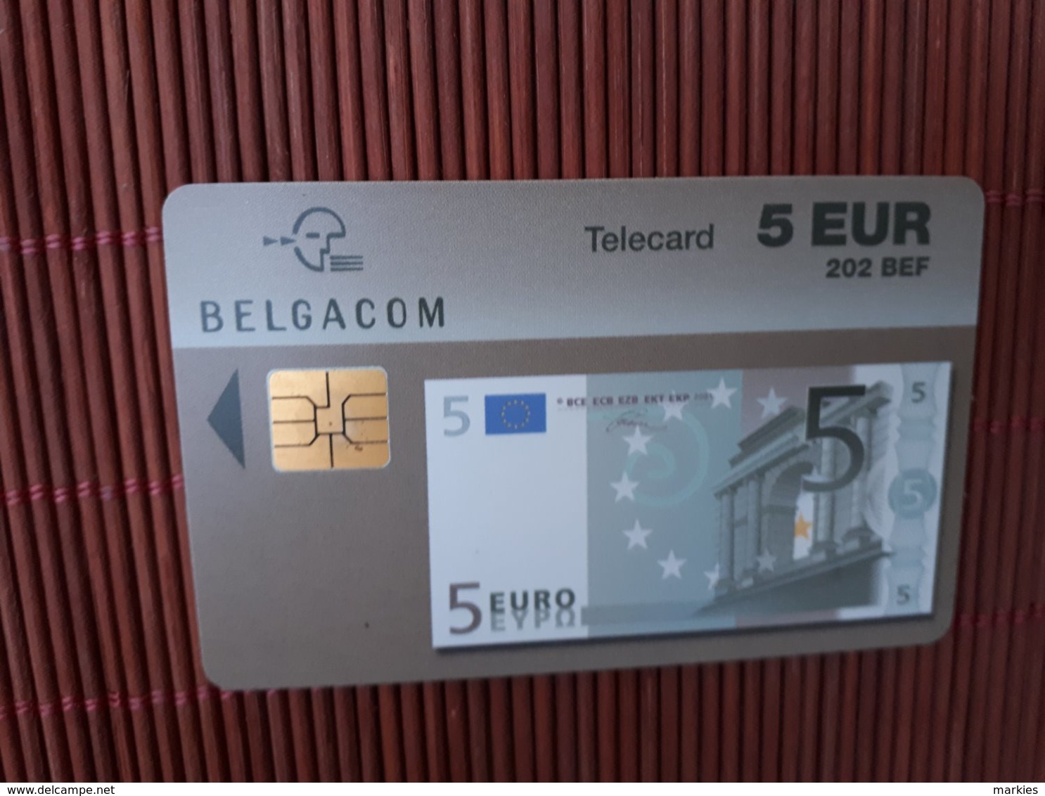 Phonecard Banknote 5 Euro  Used - Avec Puce