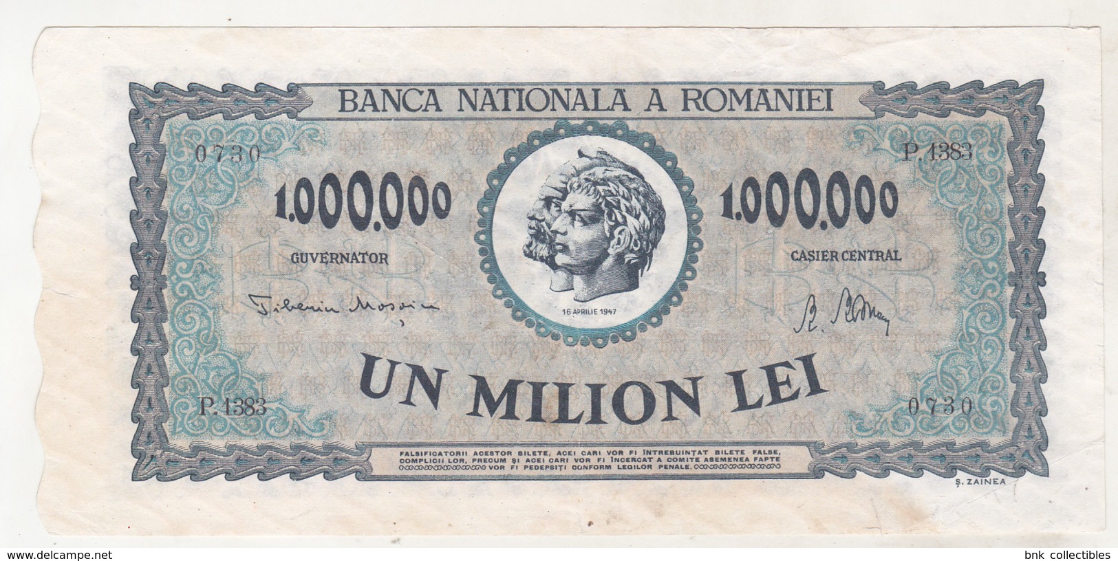 Romania 1000000 Lei 16 April 1947 - Romania