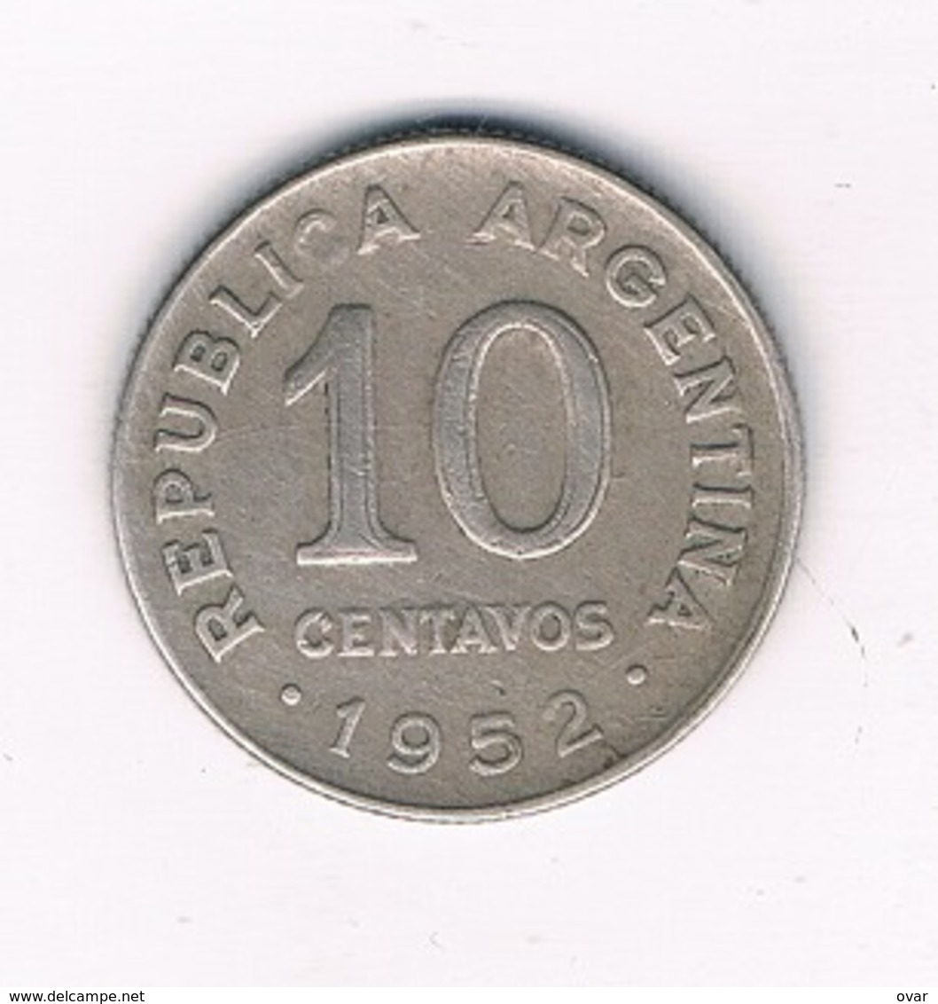 10 CENTAVOS 1952 ARGENTINIE /8450/ - Argentinië