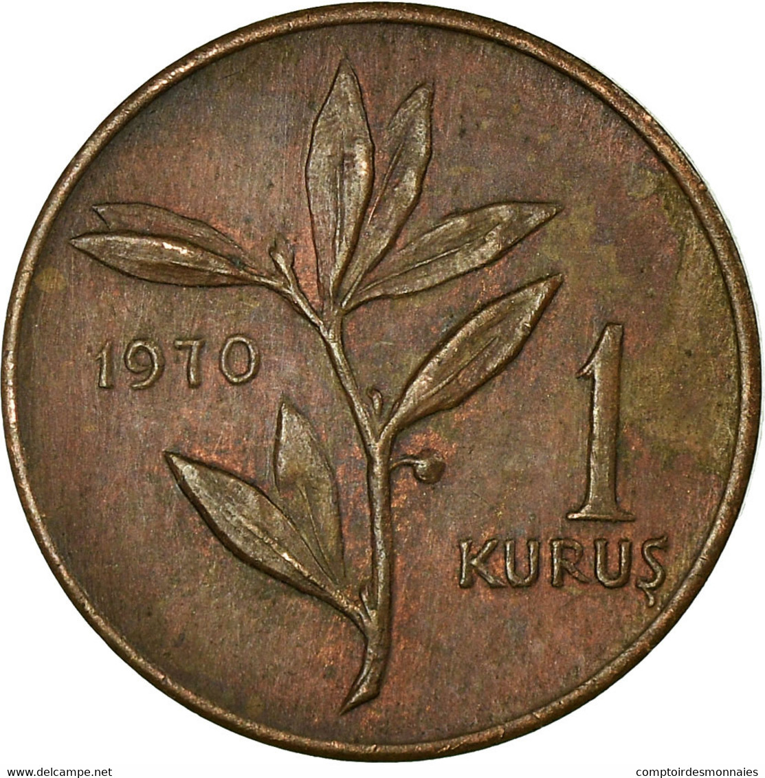 Monnaie, Turquie, Kurus, 1970, TTB, Bronze, KM:895a - Turkije