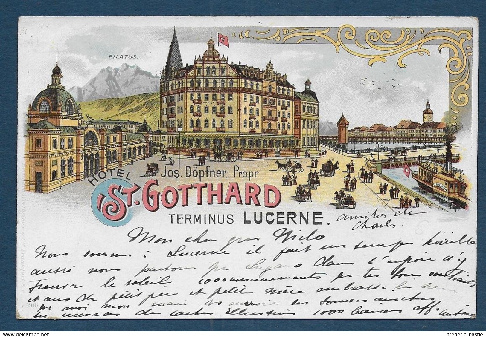 LUCERNE - Hôtel St Gotthard - Luzern