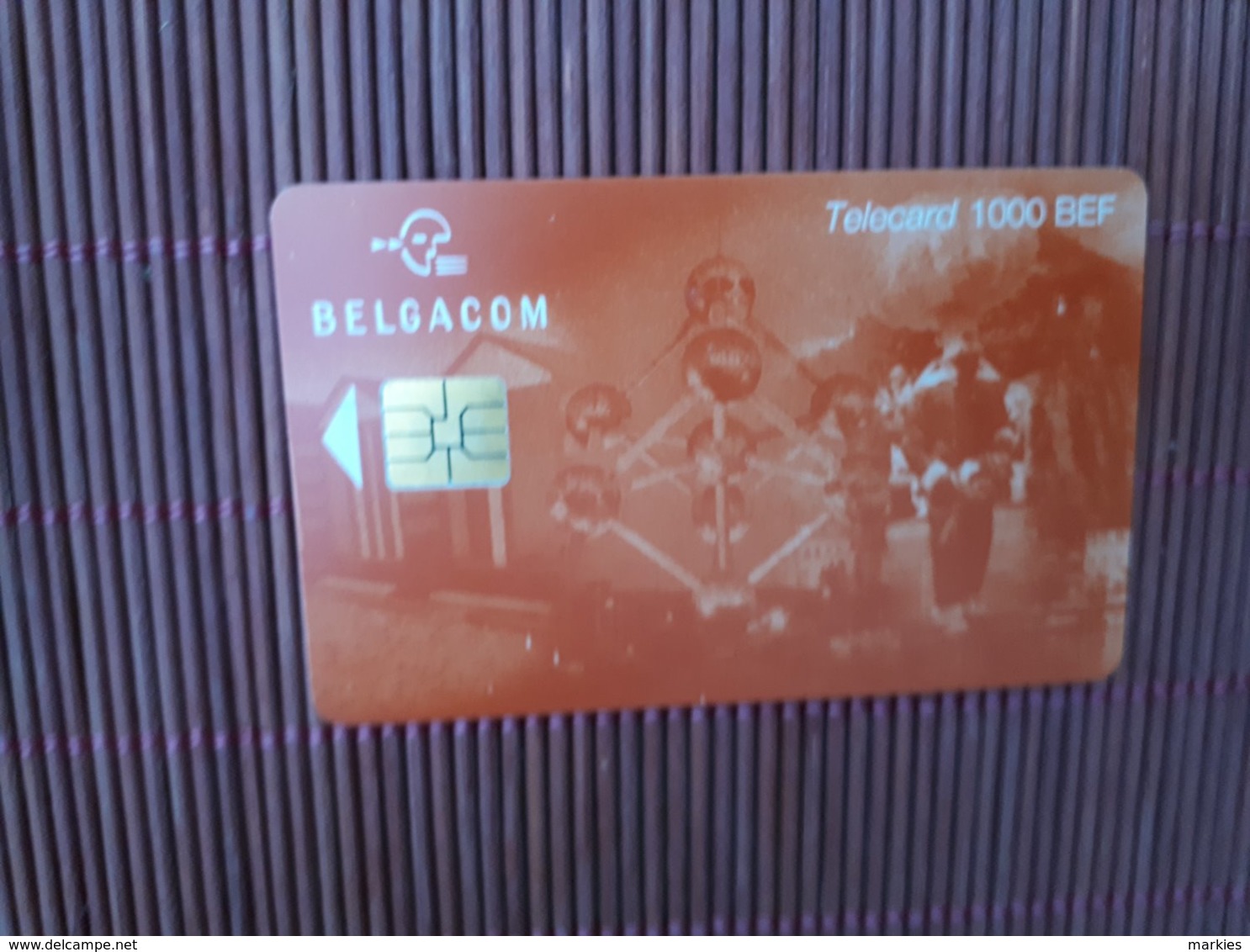 Phonecard Atomium 1000 BEF Used  GI  31.07.2001 Only 10.000 Made Rare - Avec Puce