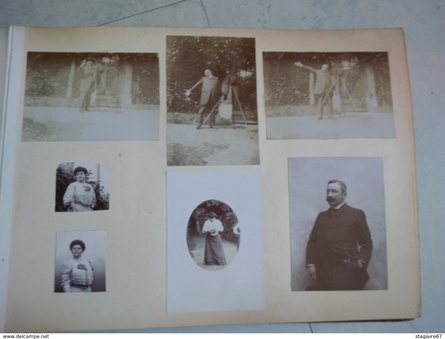 LOT 3 ALBUM DE FAMILLE 1900 ITALIE LUGANO VENISE ET AUTRE SUISSE ENVIRON 400 PHOTO - Albums & Collections