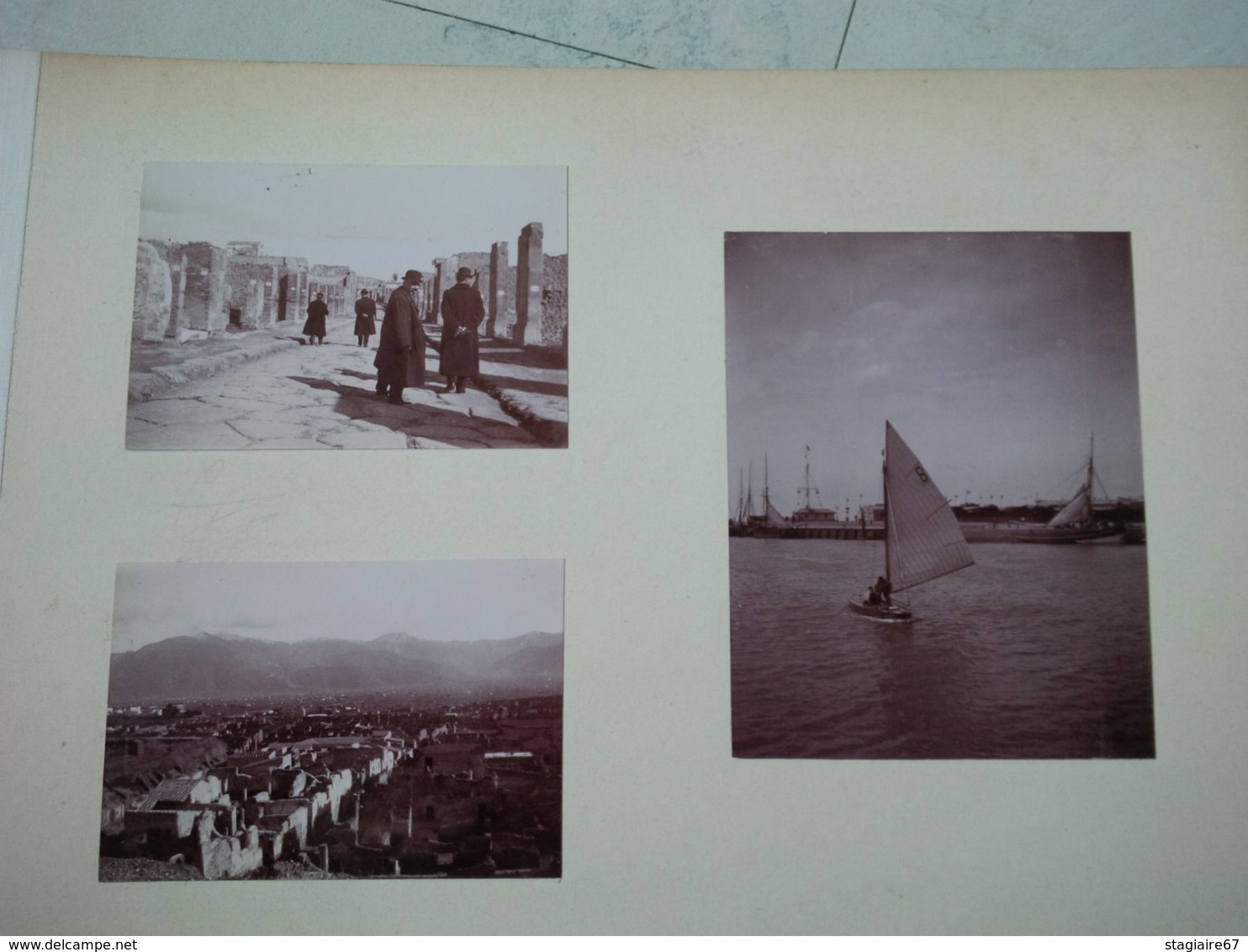 LOT 3 ALBUM DE FAMILLE 1900 ITALIE LUGANO VENISE ET AUTRE SUISSE ENVIRON 400 PHOTO