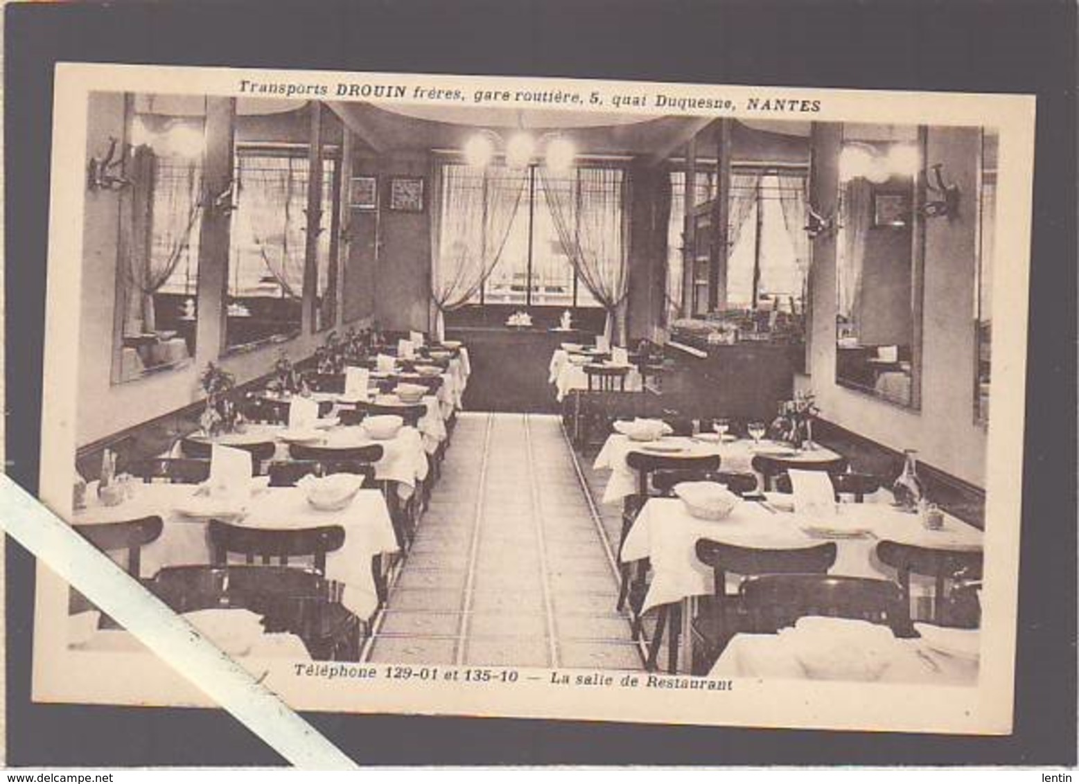 Nantes / Salle De Restaurant Des Cars Drouin, Gare Routiere Quai Duquesne - Nantes