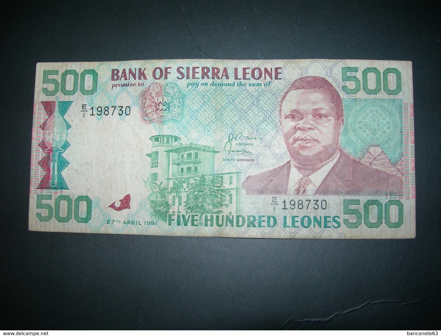 Sierra Leone.  500 Leones - Sierra Leone