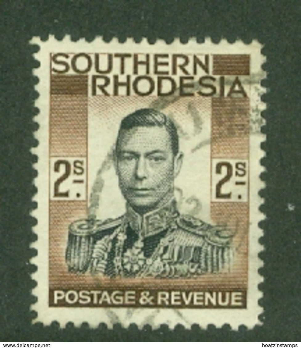 Southern Rhodesia: 1937   KGVI   SG50     2/-    Used - Rhodésie Du Sud (...-1964)