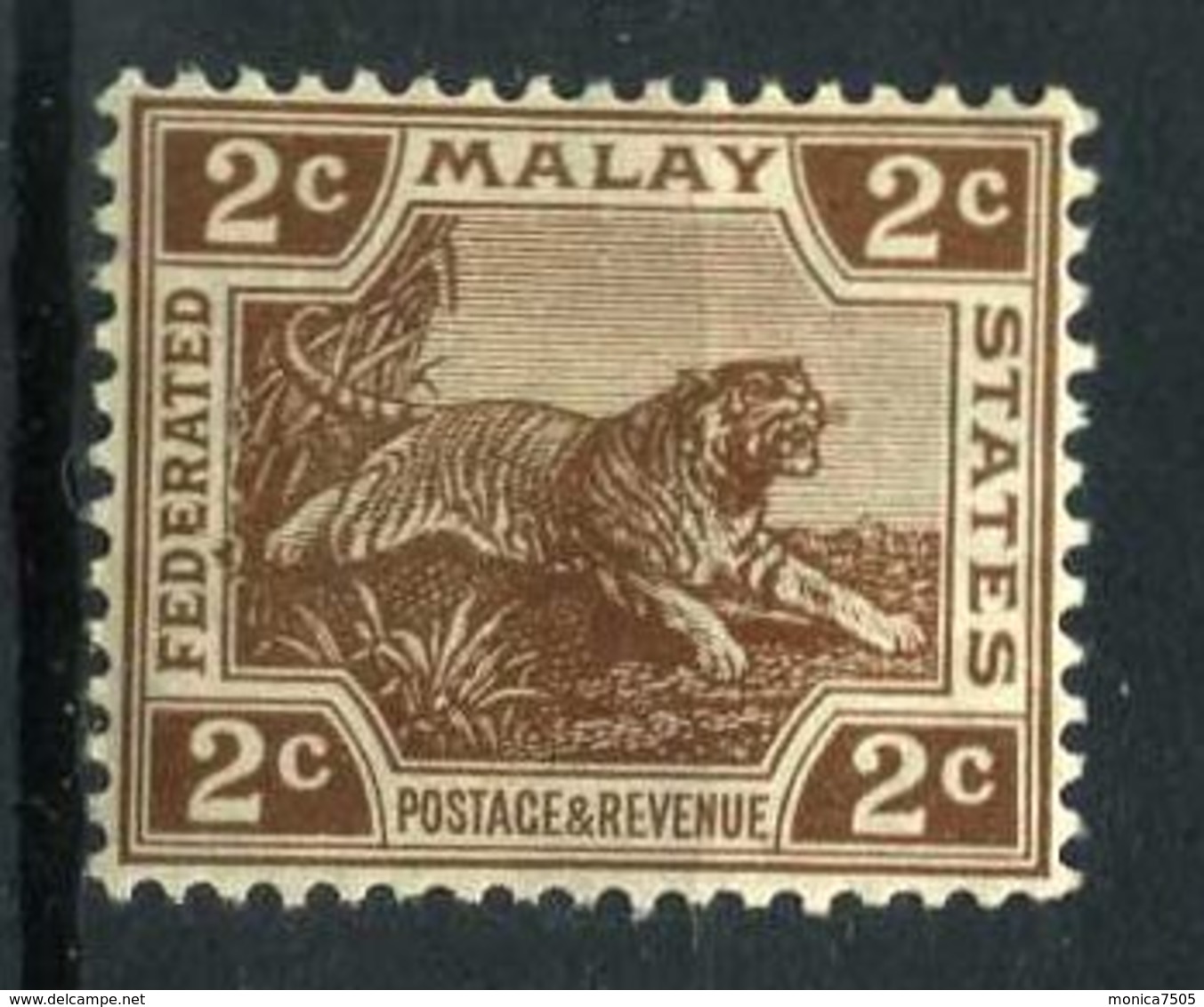 MALAISIE/MALAY ( POSTE ) Y&T  N°  52  TIMBRE  NEUF AVEC  TRACE  DE  CHARNIERE , A  VOIR . - Federated Malay States