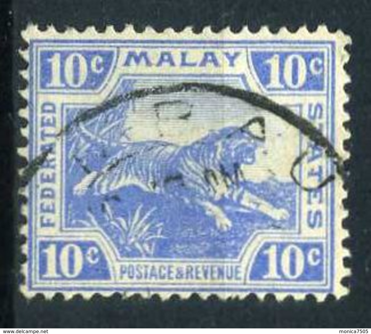 MALAISIE/MALAY ( POSTE ) Y&T  N°  62  TIMBRE  BIEN  OBLITERE , A  VOIR . - Federated Malay States