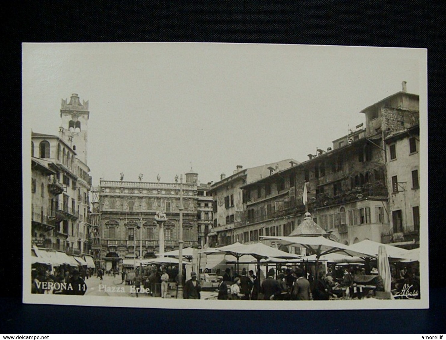 (FP.NV09) VERONA - PIAZZA ERBE Animata, Mercato - Verona