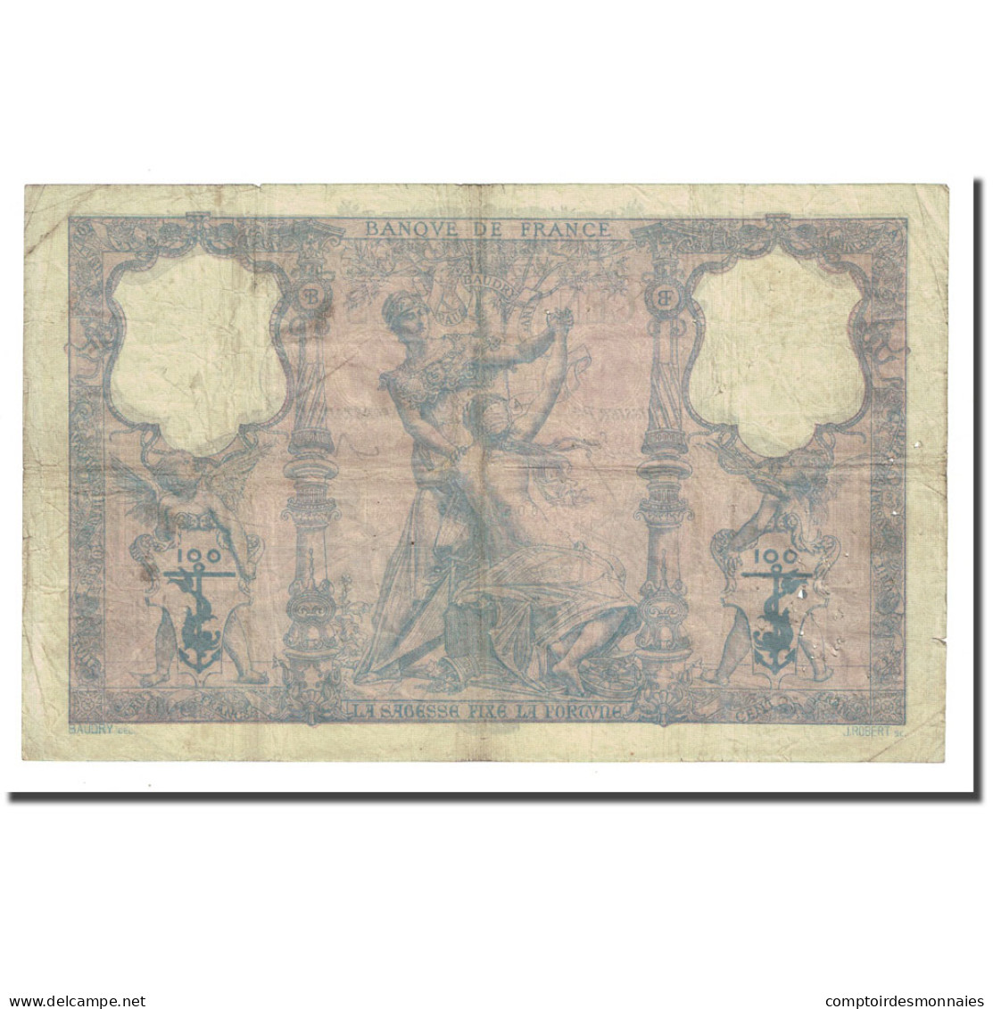 France, 100 Francs, Bleu Et Rose, 1898-03-17, TTB, Fayette:21.11, KM:65b - 100 F 1888-1909 ''Bleu Et Rose''