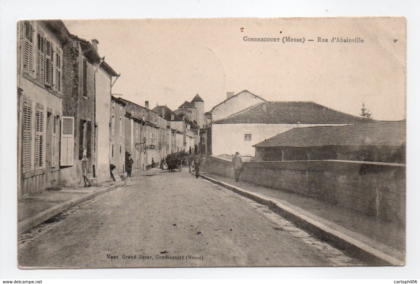 - CPA GONDRECOURT (55) - Rue D'Abainville 1904 - Edition Maas - - Gondrecourt Le Chateau