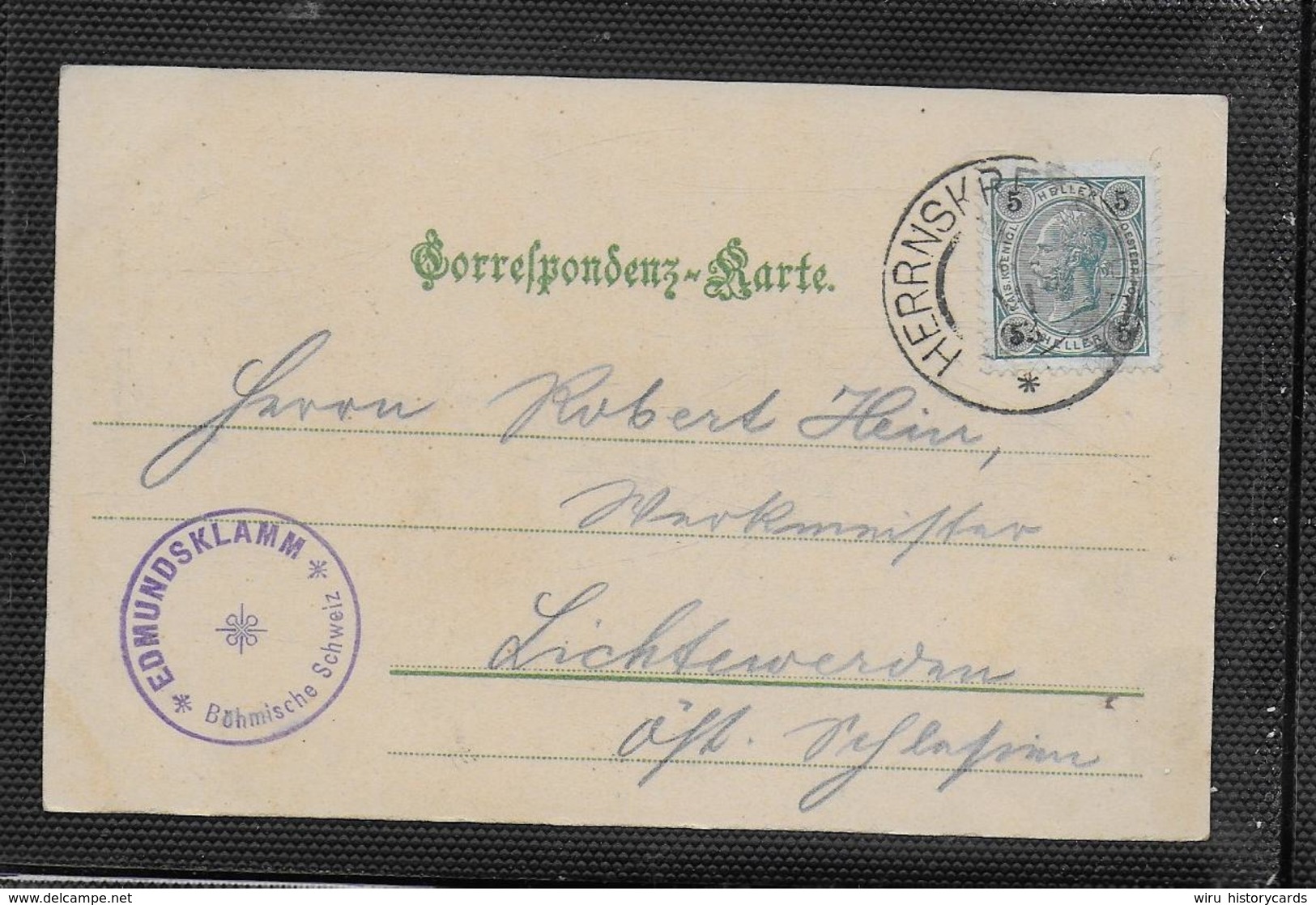 AK 0356  Herrnskretschen ( Böhmische Schweiz ) - K. K. Österreich Um 1903 - Tschechische Republik