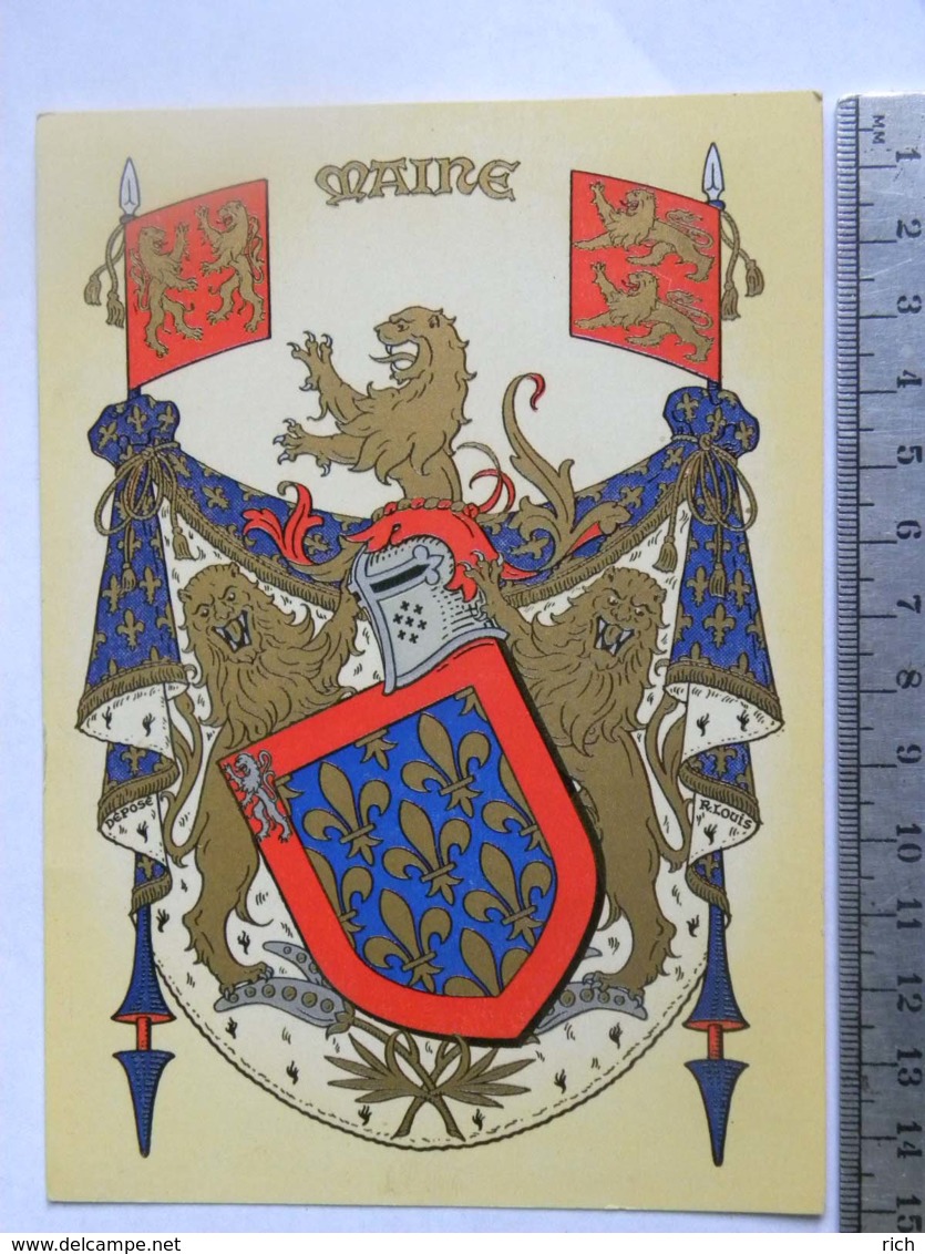 CPA - Blason - MAINE - Autres