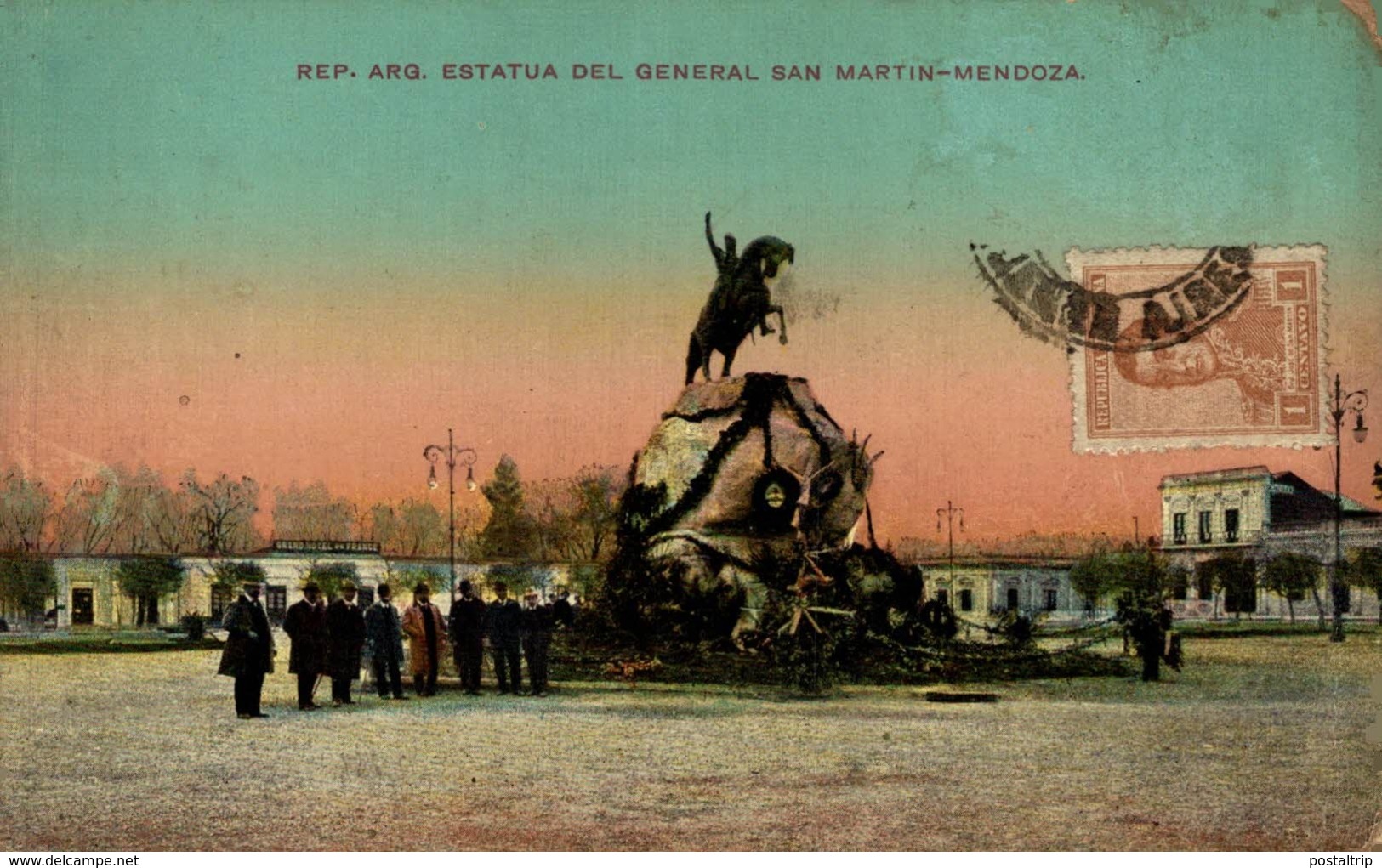 ARGENTINA. ESTATUA DEL GENERAL SAN MARTIN - MENDOZA - Argentina