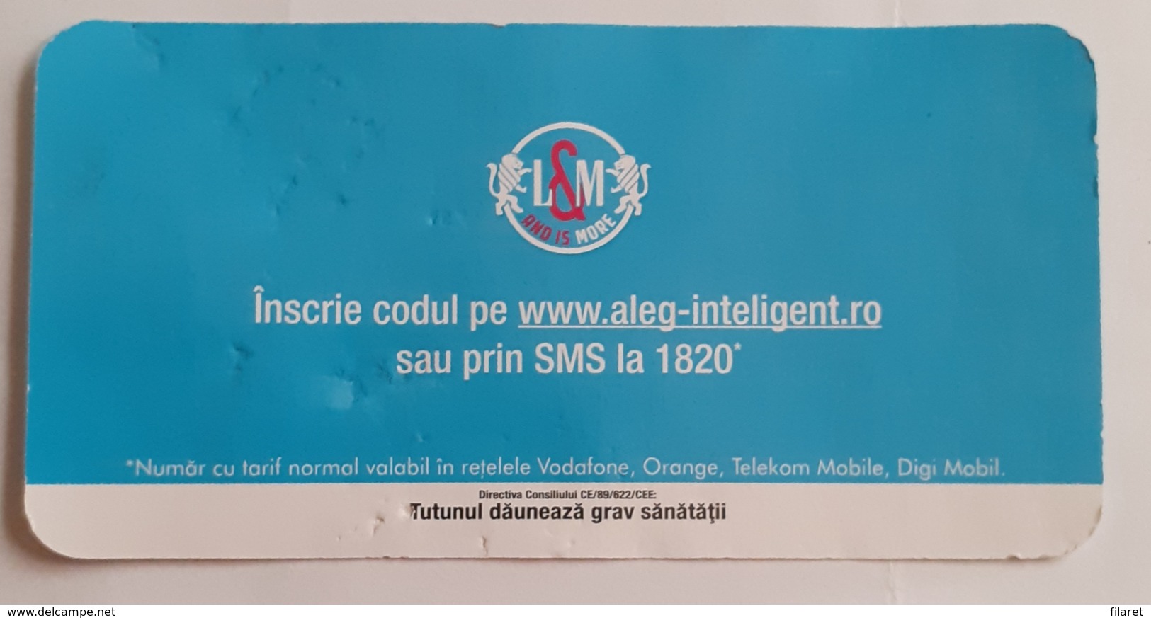 ROMANIA-CIGARETTES  CARD ADVERTISE,NOT GOOD SHAPE,0.90 X 0.46 CM - Sonstige & Ohne Zuordnung