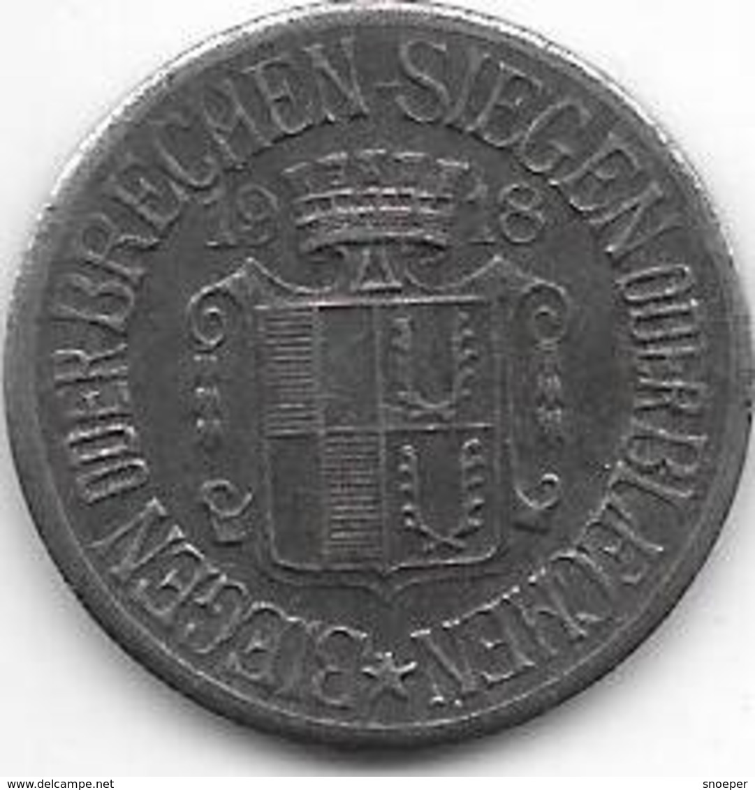 *notgeld  Selb  10 Pfennig   1918  Fe  495.5 - Autres & Non Classés