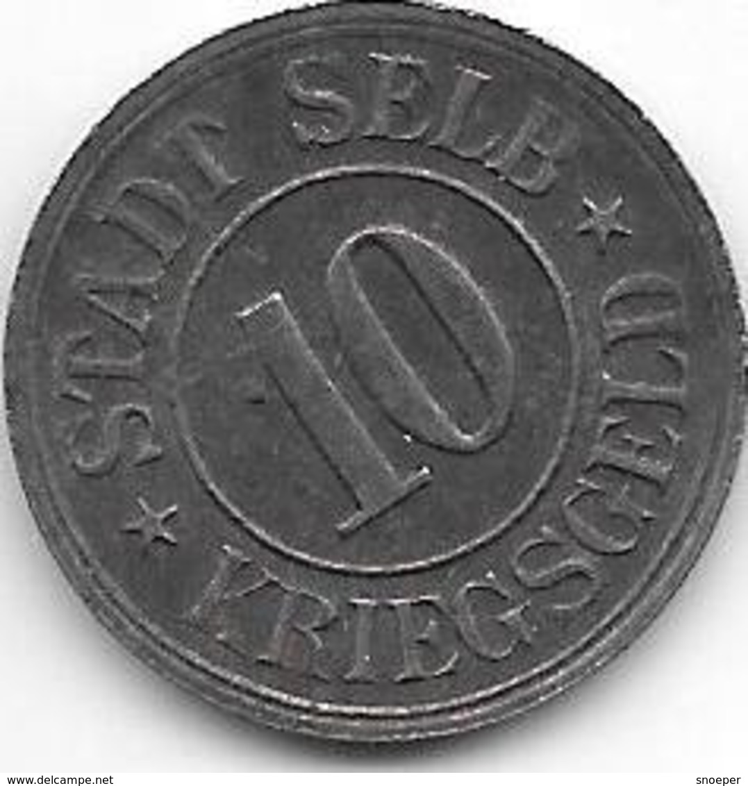 *notgeld  Selb  10 Pfennig   1918  Fe  495.5 - Autres & Non Classés