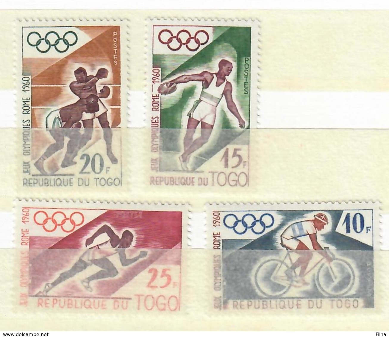 TOGO 1960 - OLIMPIADI INVERNALI - 4 VALORI - MNH** - Togo (1960-...)