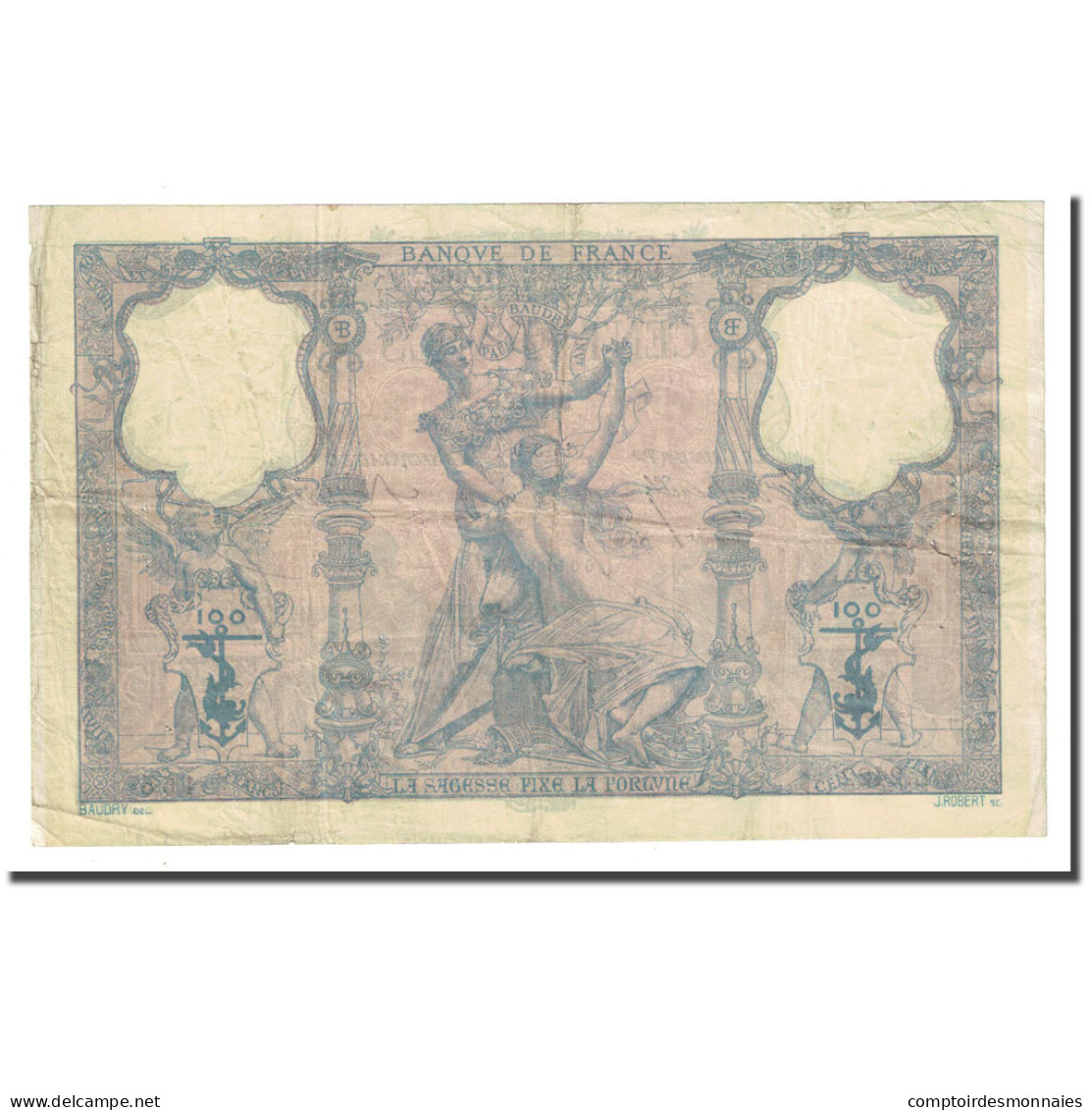 France, 100 Francs, Bleu Et Rose, 1898-03-15, TTB, Fayette:21.11, KM:65b - 100 F 1888-1909 ''Bleu Et Rose''