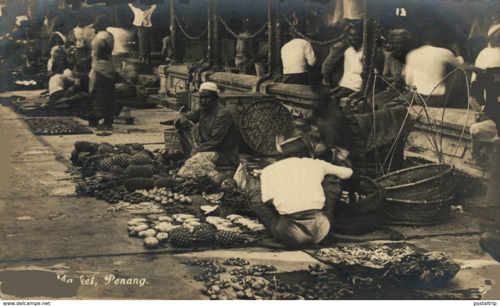 RPPC MALAYA MALASIA  FRUIT MARKET PENANG  CHINA CHINE - Malasia