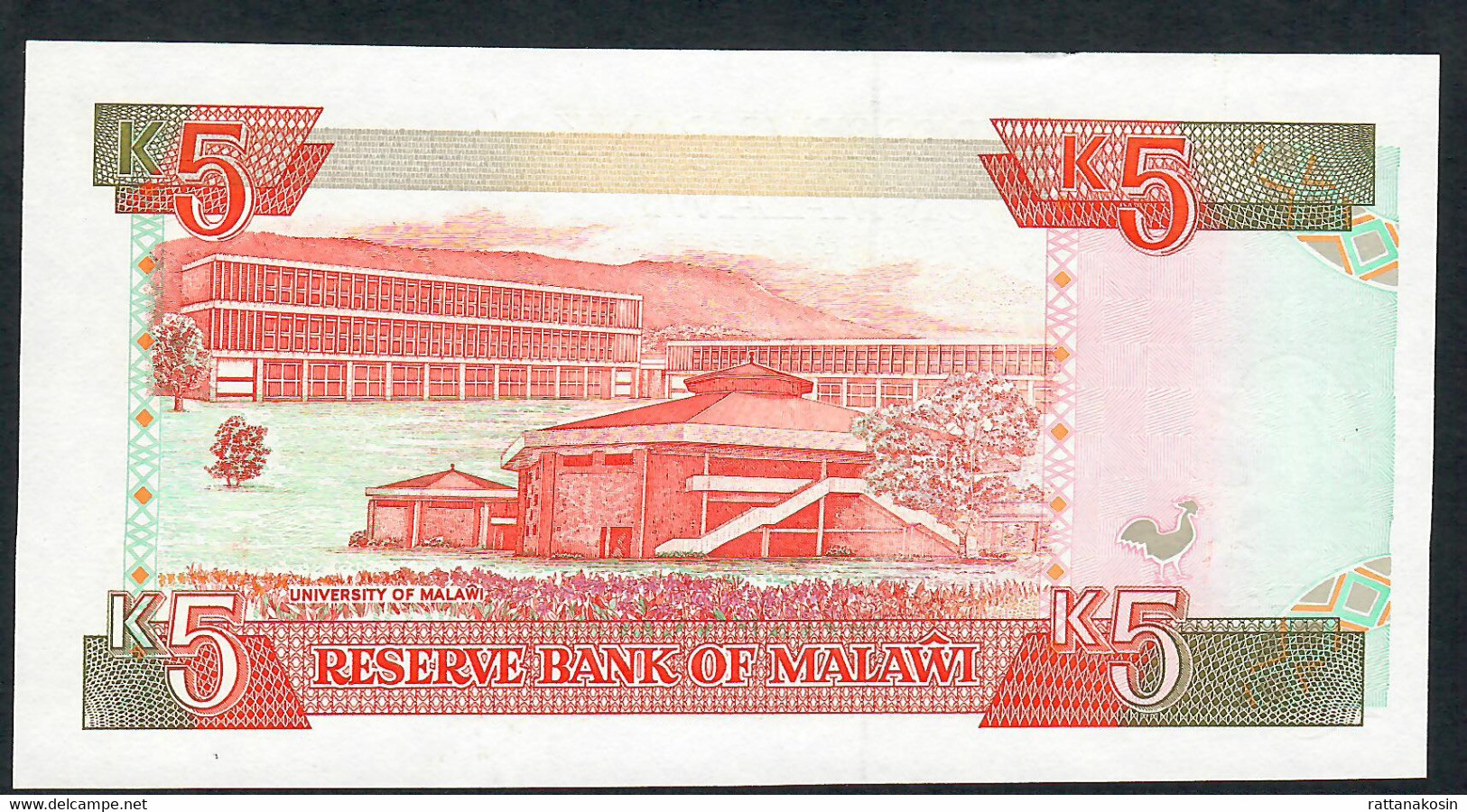 MALAWI  P24b  5  KWACHA   1994 #BU    UNC. - Malawi